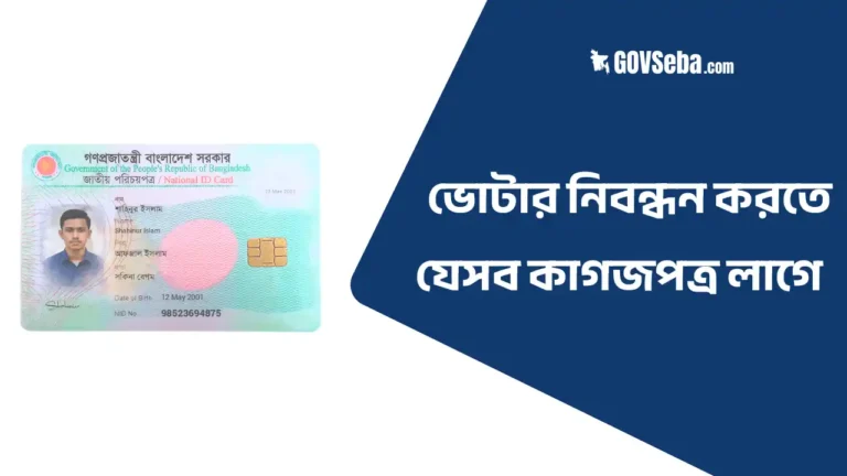 নতুন ভোটার আইডি কার্ড করতে কী কী কাগজপত্র লাগে
